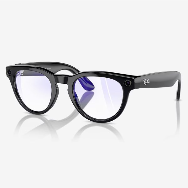 عینک هوشمند ری بن متا | RAY BAN | META HEADLINER مدل Shiny Black - Clear