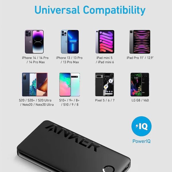پاوربانک 10 هزار میلی آمپر انکر Anker 323 Powerbank 10000mAh A1334