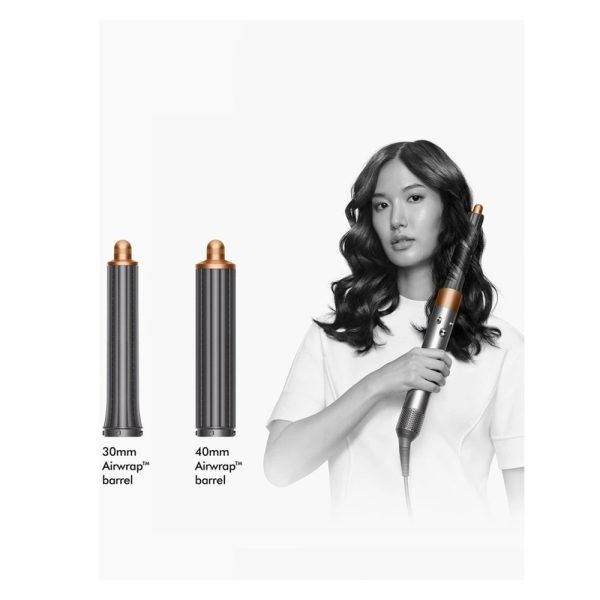 سشوار و حالت دهنده مو دایسون Dyson Airwrap Complete Long رنگ نارنجی/خاکستری