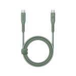 کابل USB-C 240W به USB-C انرژیا مدل FLOW رنگ سبز طول ۱.۵ متری