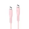کابل USB-C 240W به USB-C انرژیا مدل FLOW رنگ صورتی طول ۱.۵ متری