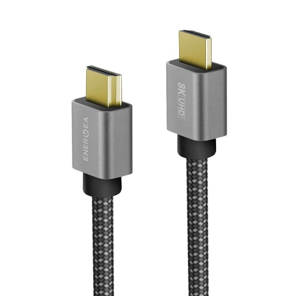کابل HDMI به HDMI دو متری انرژیا ENERGEA مدل FibraTough CBL-FTHDMI8K-BLK200 کیفیت ۸K