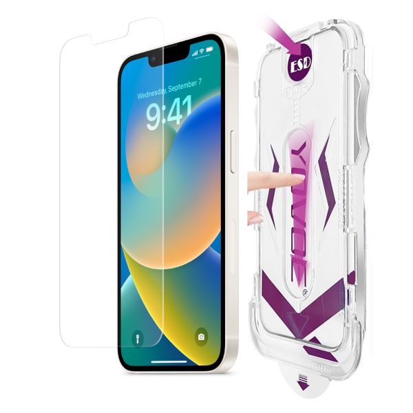 گلس يووو شفاف مناسب برای آیفون 1۳ و ۱۳پرو - YOVOE iPhone ۱۳/ ۱۳ Pro