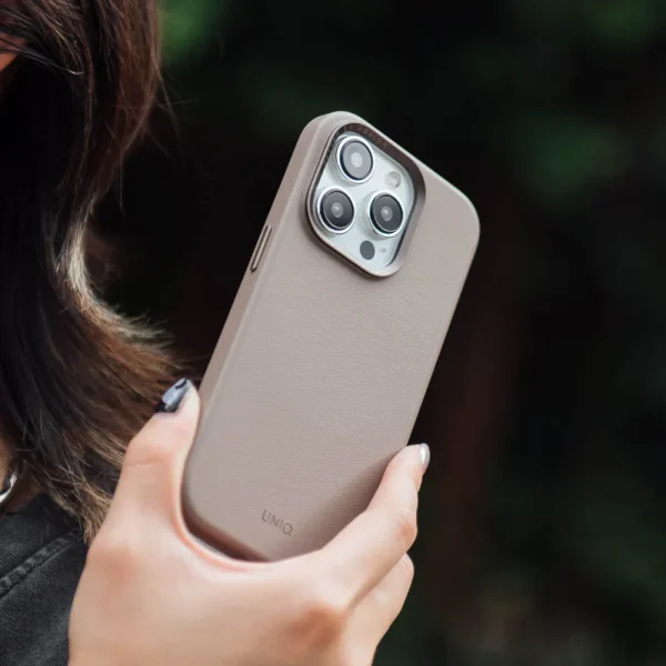 قاب آیفون 15 پرو مکس برند یونیک مدل UNIQ IPHONE 15 Pro Max Lyden MagClick خاکستری