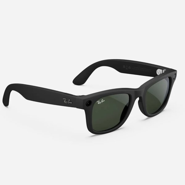 عینک هوشمند ری بن متا | RAY BAN | META Wayfarer مدل Matte Black - Transition G15 Green