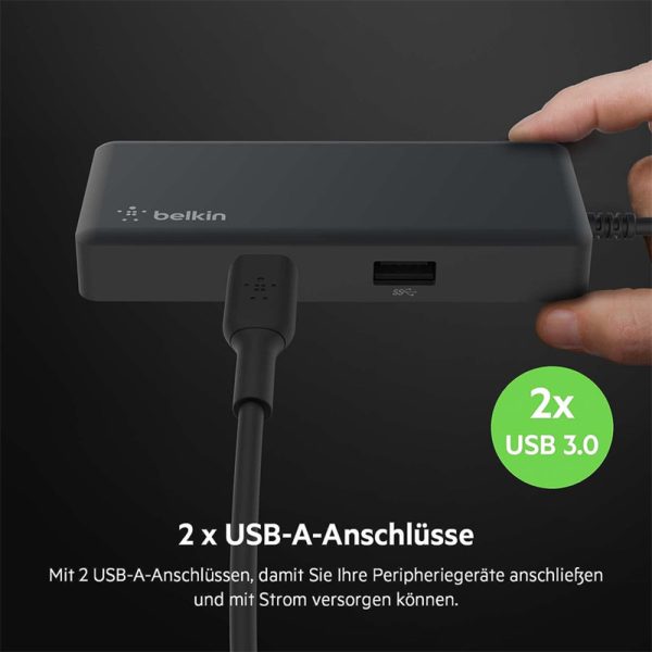هاب 5 پورت USB-C بلکین مدل INC008btBK