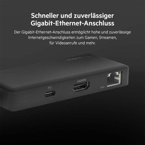 هاب 5 پورت USB-C بلکین مدل INC008btBK