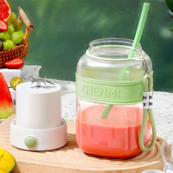 آبمیوه گیر و مخلوط کن قابل حمل ZHEN MI مدل ZMGZ-JZ12 500ML