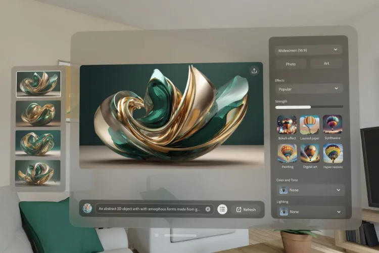 adobe firefly vision pro app body