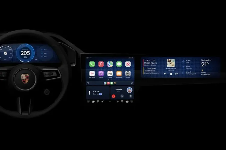 apple next gen carplay in a porsche