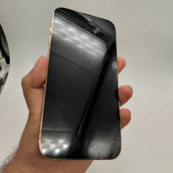 گوشی موبایل دست دوم اپل مدل iphone 13 promax ظرفیت 256 گیگ رنگ طلایی دو سیم ZA