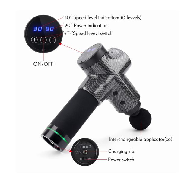 ماساژور برقی مدل Massage Gun User's Manual