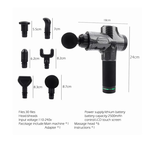 ماساژور برقی مدل Massage Gun User's Manual