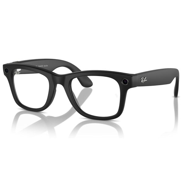 عینک هوشمند ری بن متا | RAY BAN | META Wayfarer مدل Shiny Black - Transition G15 Green