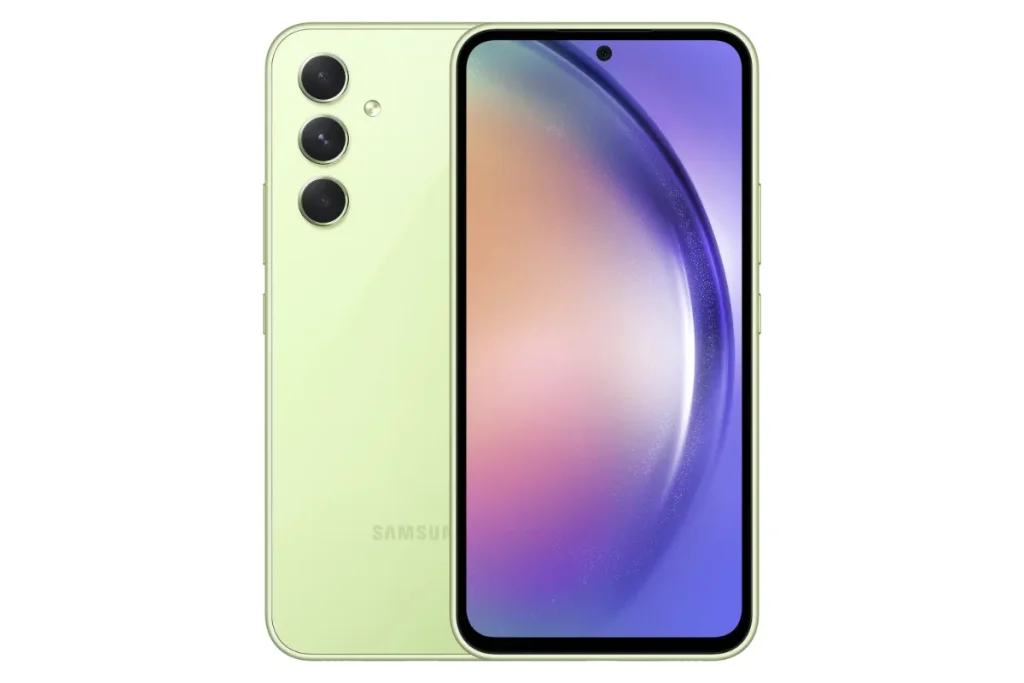 galaxy-a54-green-front-back