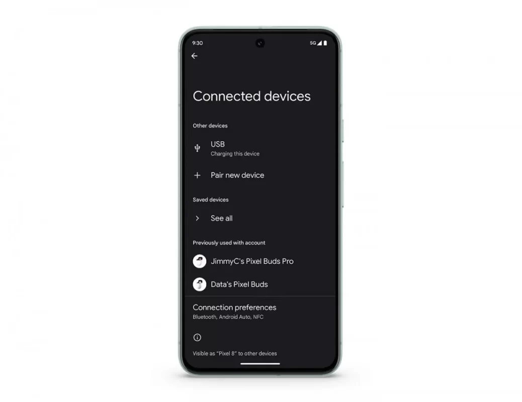 google connected devices feature