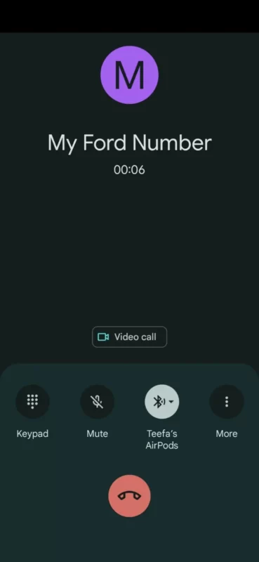 google phone video call shortcut