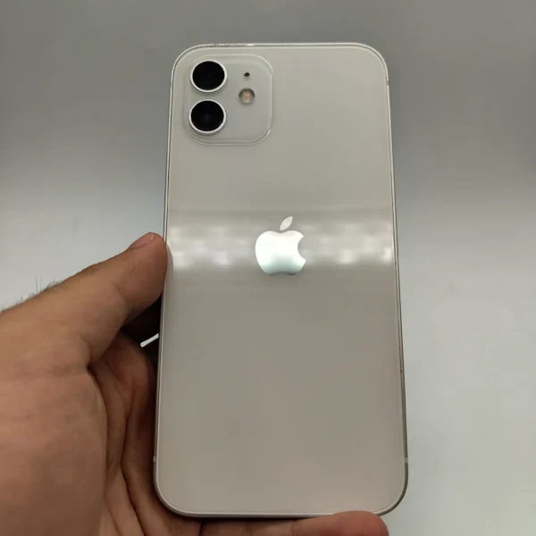 گوشی موبایل دست دوم اپل مدل iPhone 12 سفید ۱۲۸ گیگ ZAA