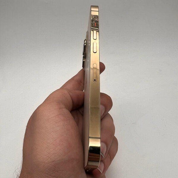 گوشی موبایل دست دوم اپل مدل iPhone 13 Pro ظرفیت 128 گیگ رنگ طلایی تک سیم کارت LL,A