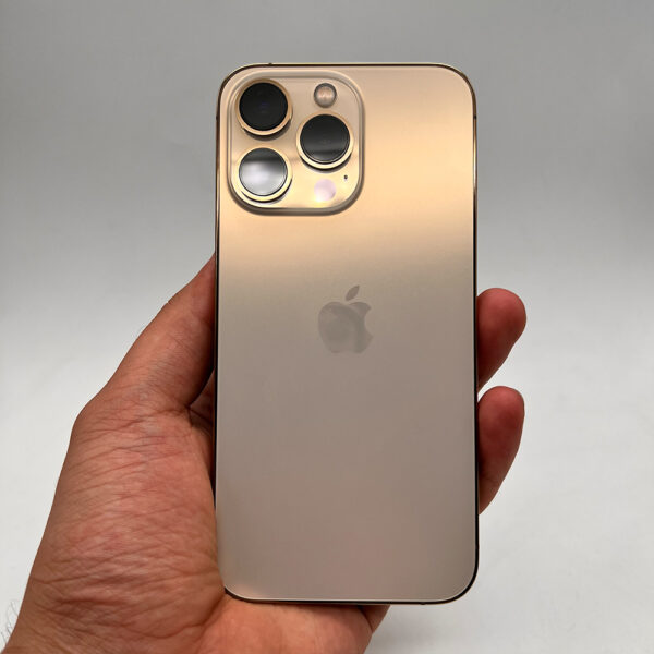 گوشی موبایل دست دوم اپل مدل iPhone 13 Pro ظرفیت 128 گیگ رنگ طلایی تک سیم کارت LL,A
