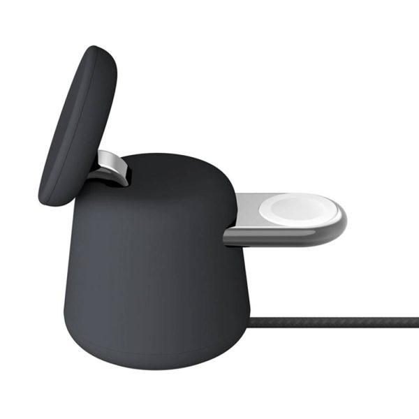 پایه شارژ وایرلس بلکین با فناوری مگ سیف | BoostCharge Pro 2-in-1 Wireless Charging Dock with MagSafe 15W