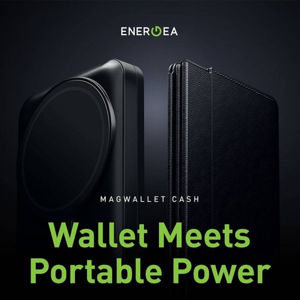 جاکارتی و پاوربانک ۱۰ هزار مگ سیف انرژیا مدل Energea MagWallet Cash 10K-MW-CASH-10K