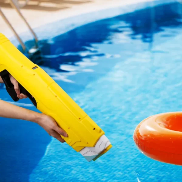 تفنگ آب پاش دیجیتالی Electric Toy Water Gun رنگ زرد