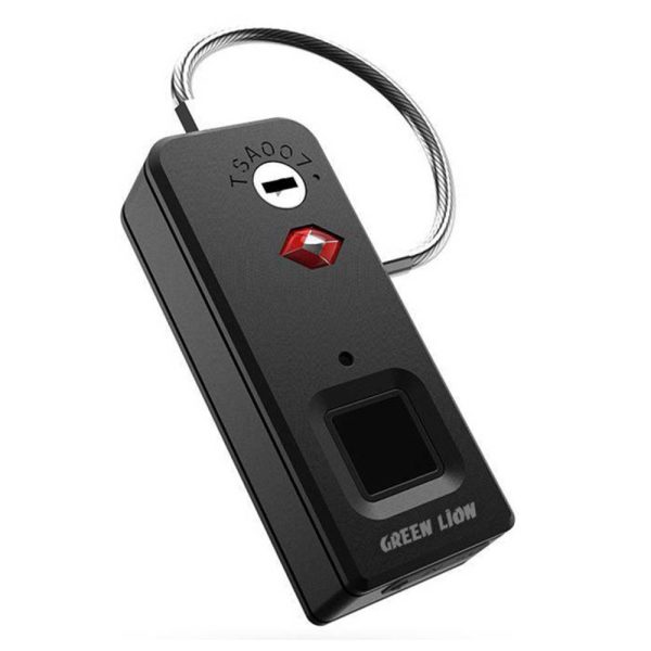 قفل اثر انگشتی گرین Green lion GNFPPDLK mini fingerprint padlock