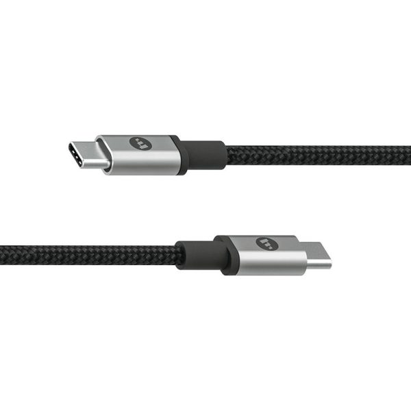 کابل ۱متری شارژ دوسر تایپ سی موفی MOPHIE USB-C TO USB-C 60W | رنگ سفید