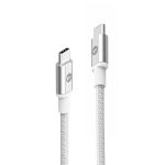 کابل ۱متری شارژ دوسر تایپ سی موفی MOPHIE USB-C TO USB-C 60W | رنگ سفید
