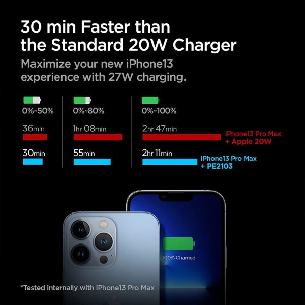شارژر دیواری ۲۷ وات اسپیگن مدل Spigen ArcStation