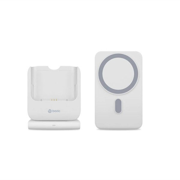استند شارژ بی‌سیم رومیزی و پاوربانک انرژیا بازیک مدل Bazic 4 in 1 Flex 10K-GM-FLEX10K-WHT