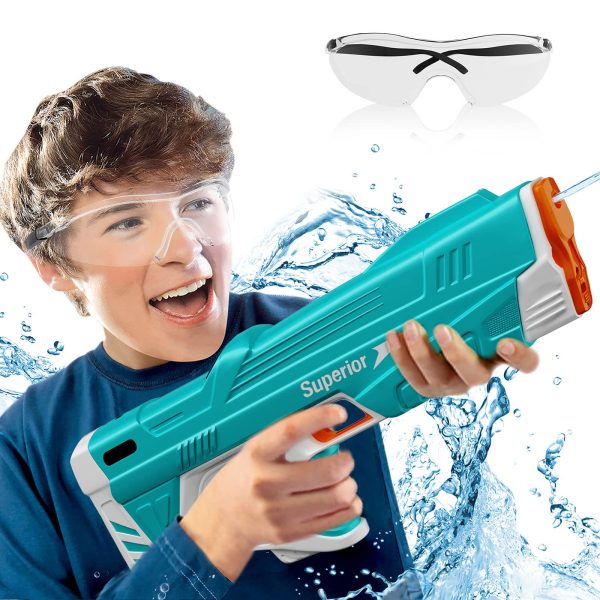 تفنگ آب پاش دیجیتالی Electric Toy Water Gun رنگ زرد