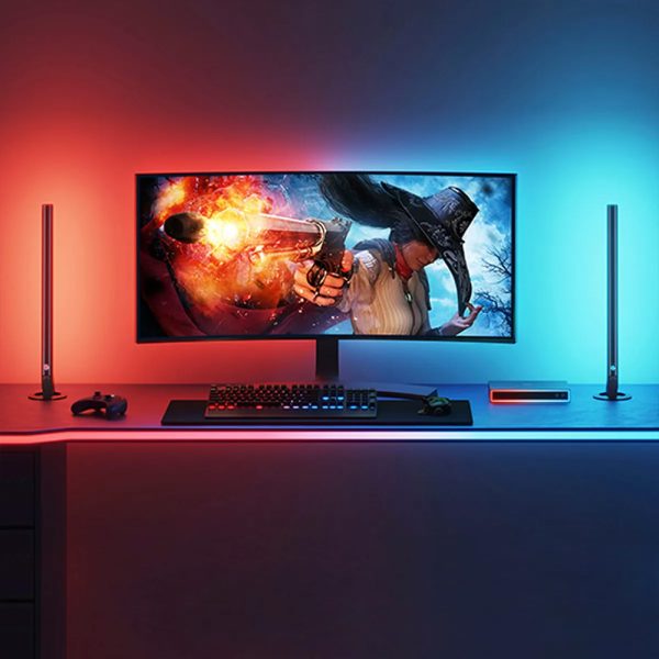 ریسه ۳ متری گووی مخصوص میز Govee RGBIC Neon Rope Lights for Desks 3M