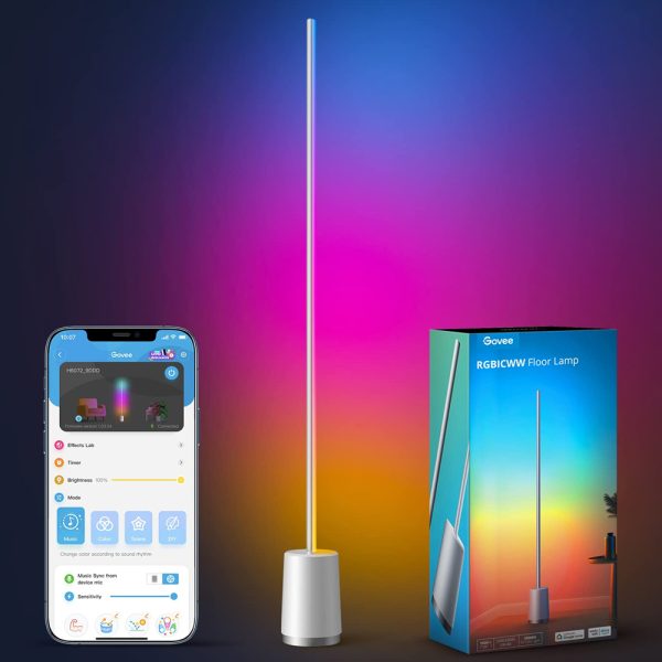چراغ هوشمند گووی Govee RGBIC Floor Lamp Lyra