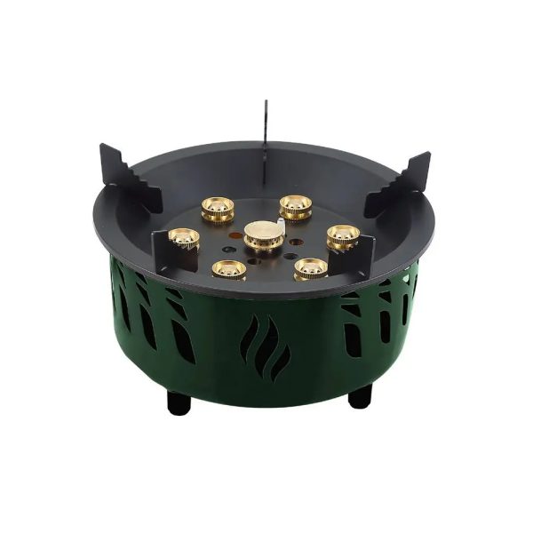 اجاق گاز کمپینگ 7 شعله گرین Green 7 Burner Camping Stove