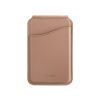 جاکارتی استند و آینه یونیک کوئل Esme Magnetic Cardholder with Mirror and Stand Coehl رنگ کرم تیره