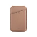 جاکارتی استند و آینه یونیک کوئل Esme Magnetic Cardholder with Mirror and Stand Coehl رنگ کرم تیره