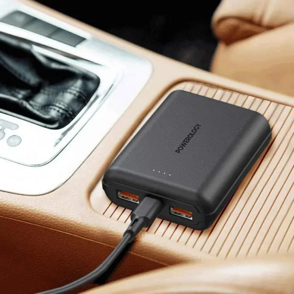 پاوربانک ۱۰۰۰۰ پاورولوژی مدل Powerology Delivery Quick Charge 3 20W