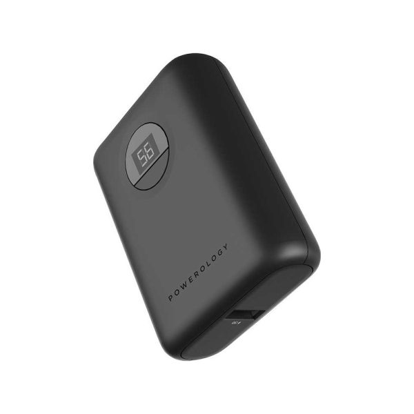 پاوربانک ۱۰۰۰۰ پاورولوژی مدل Powerology Ultra-Compact PD Power Bank-20W مشکی