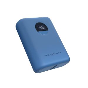پاوربانک ۱۰۰۰۰ پاورولوژی مدل Powerology Ultra-Compact PD Power Bank-20W آبی