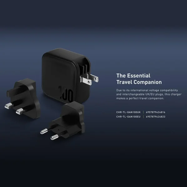 شارژر دیواری فست شارژ ۱۰۰ وات انرژیا | Energea TravelHub GaN100 100W Wall Charge