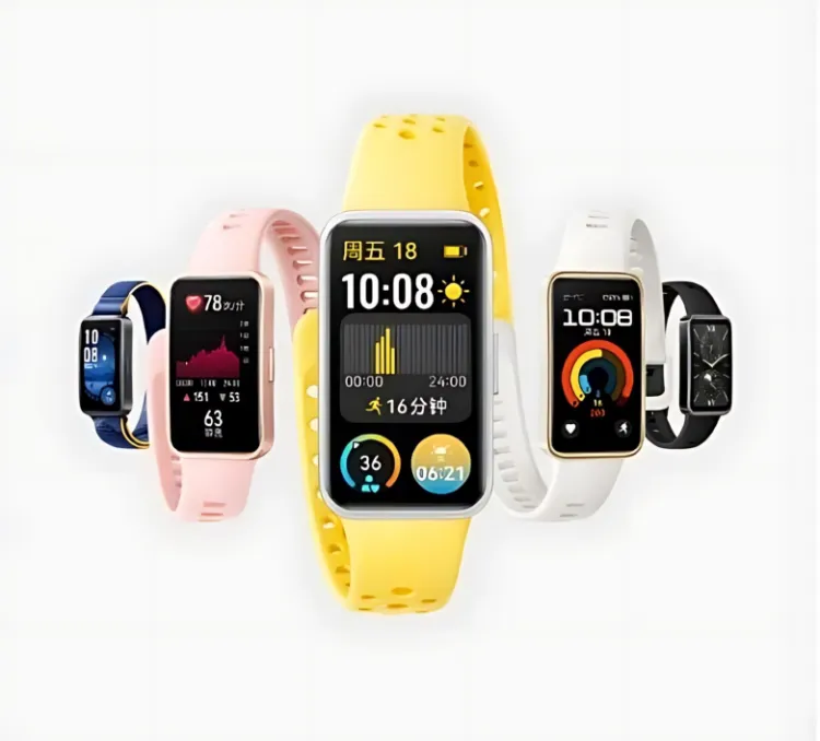 huawei band 9 colors front view