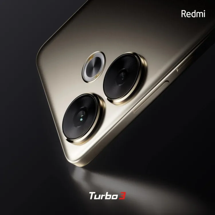 redmi turbo 3 camera side frame