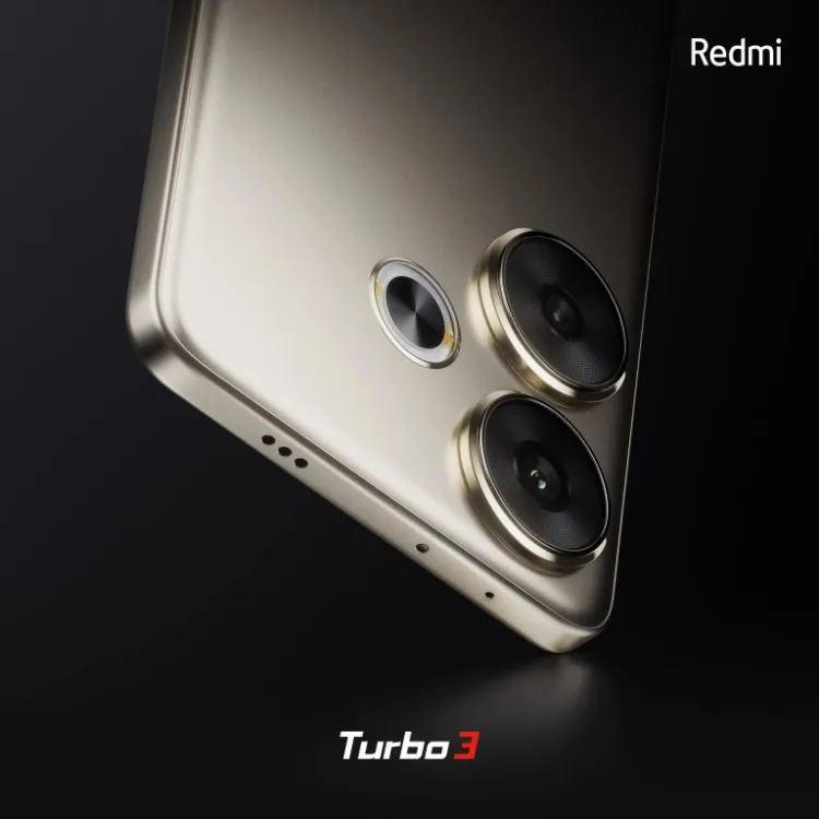 redmi turbo 3 camera upper frame