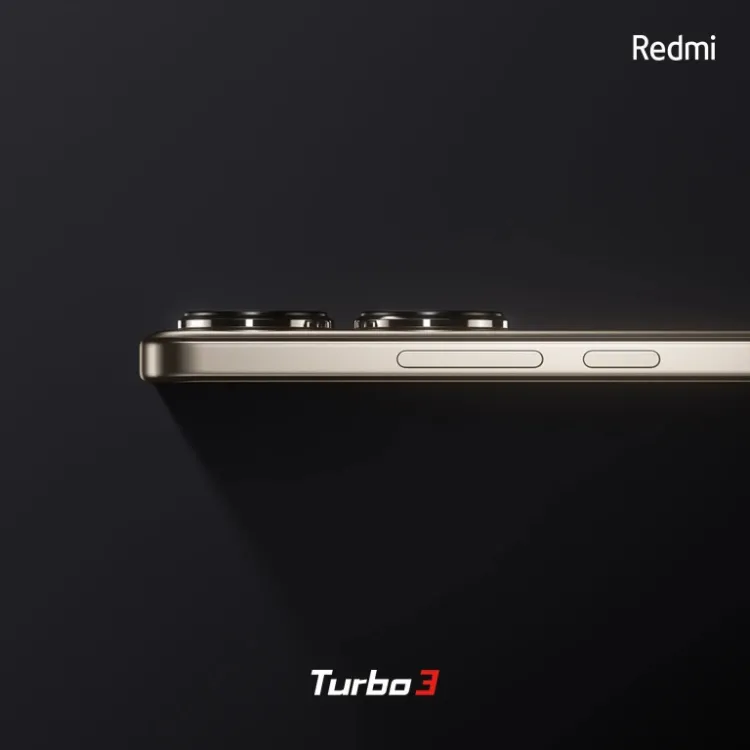 redmi turbo 3 side frame