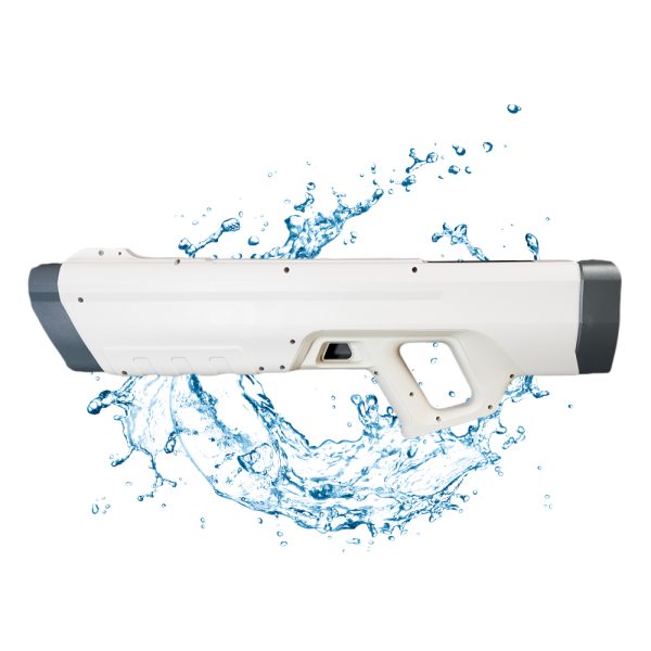 تفنگ آب پاش دیجیتالی دوربین دار Electric Toy Water Gun رنگ سفید