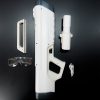 تفنگ آب پاش دیجیتالی دوربین دار Electric Toy Water Gun رنگ سفید