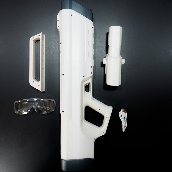تفنگ آب پاش دیجیتالی دوربین دار Electric Toy Water Gun رنگ سفید
