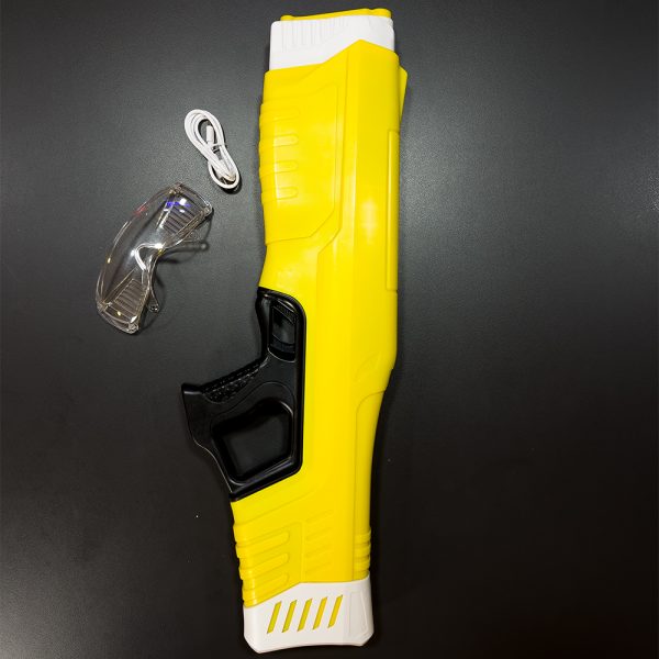 تفنگ آب پاش دیجیتالی Electric Toy Water Gun رنگ زرد